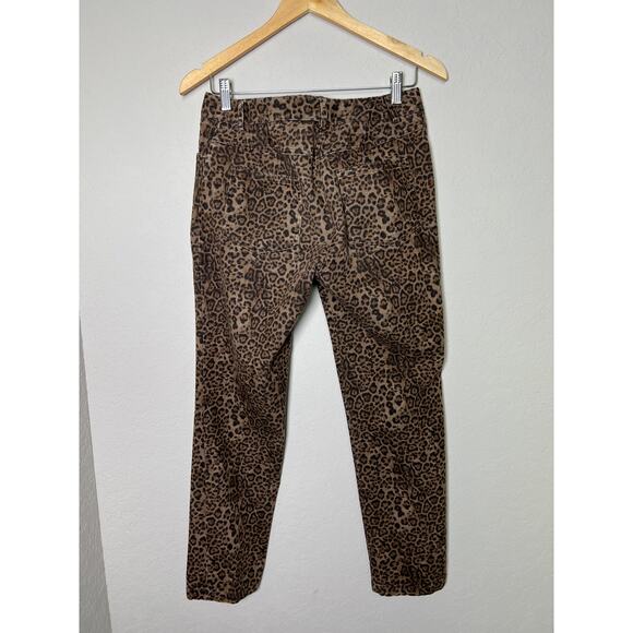 Elliott‎ Lauren Women's Leopard Straight Leg Pant Size 6 - Picture 7 of 9